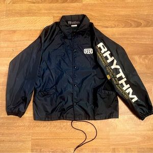 Rare Vintage Rhythm Skateboards Snap Up Windbreaker